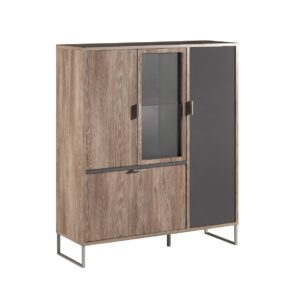 DENVER STEKLENA VITRINA NIZKA