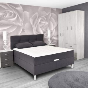 POSTELJA KORLEONE 140X200 - Elegantna francoska postelja z kraljevskim vzglavjem