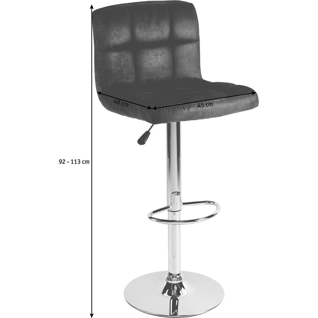 Alternative view of BARSKI STOL, rjava, barve kroma