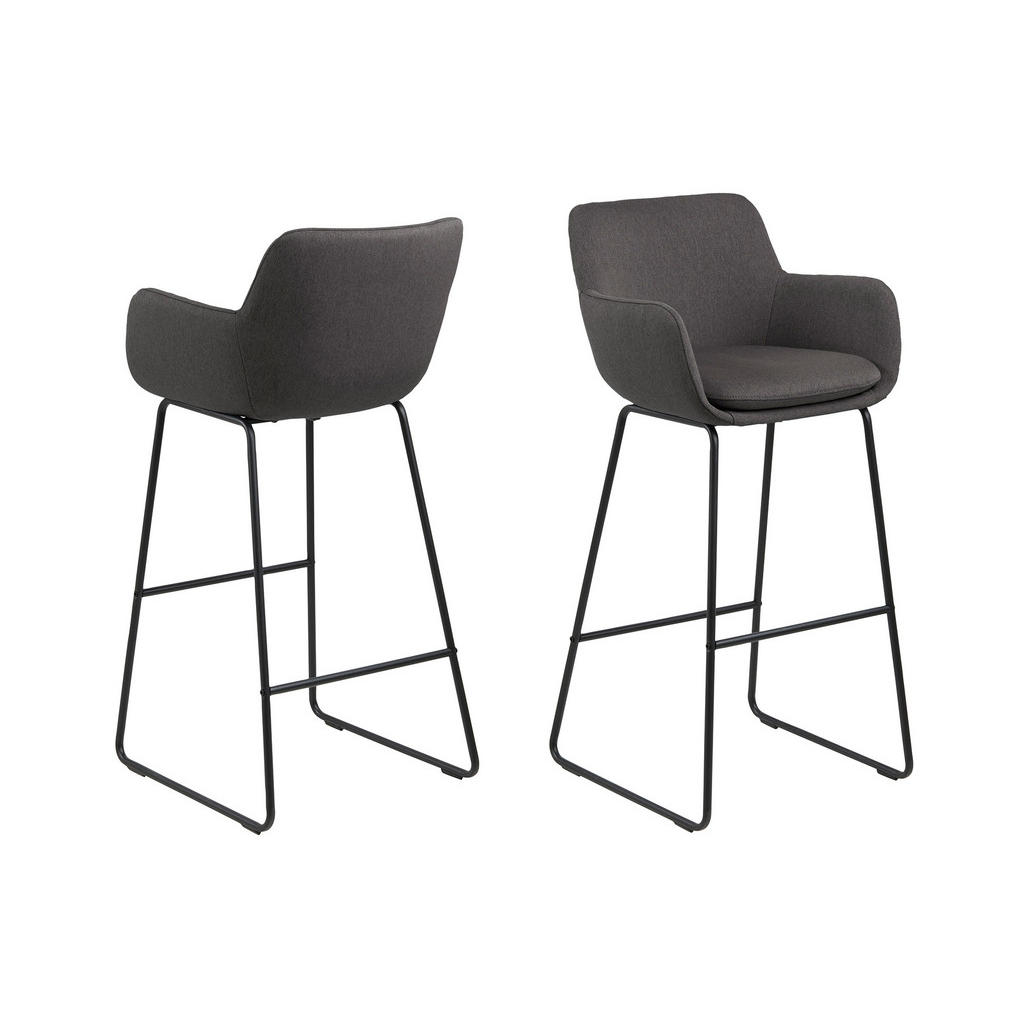 BARSKI STOL, temno siva