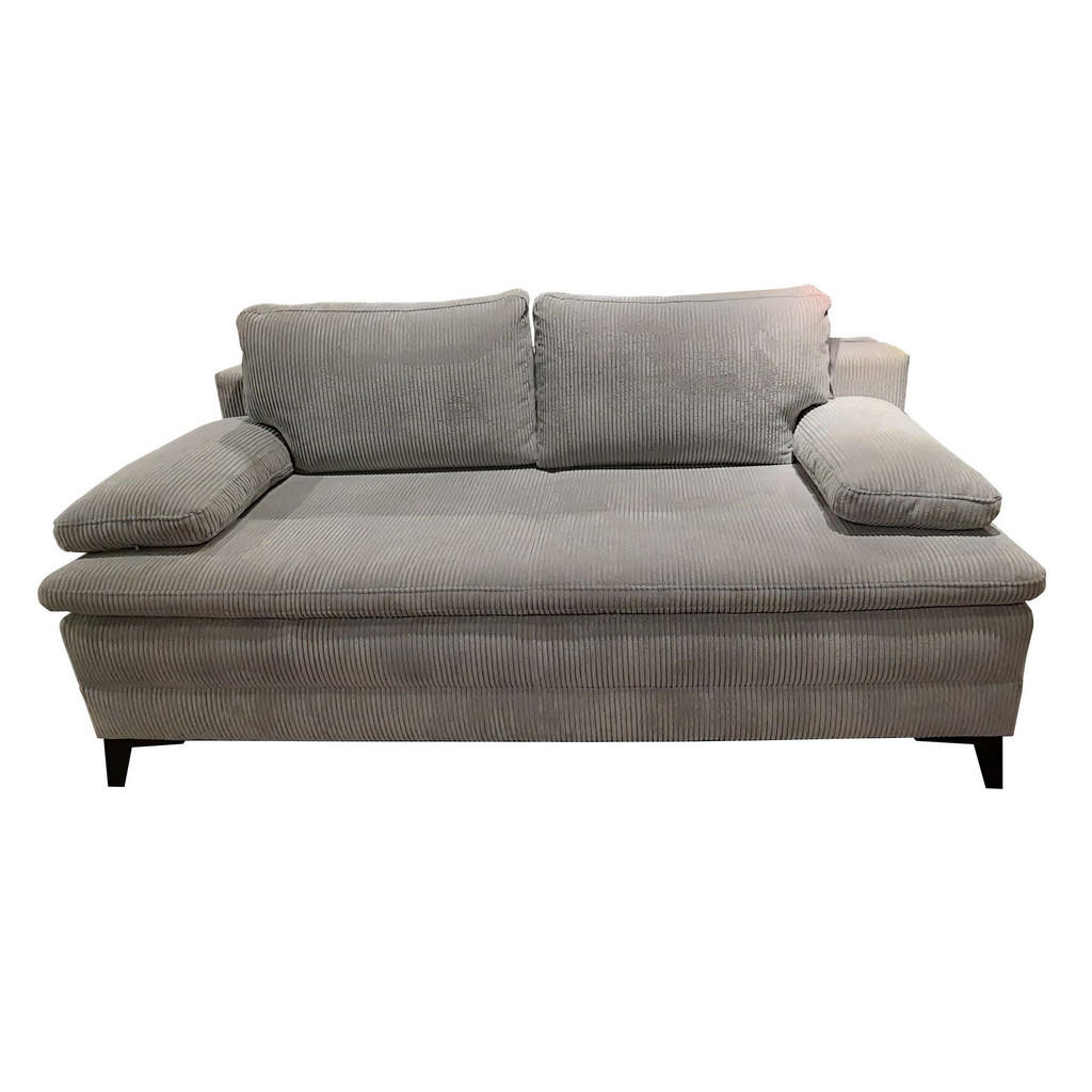 ZOFA BOXSPRING, siva tekstil