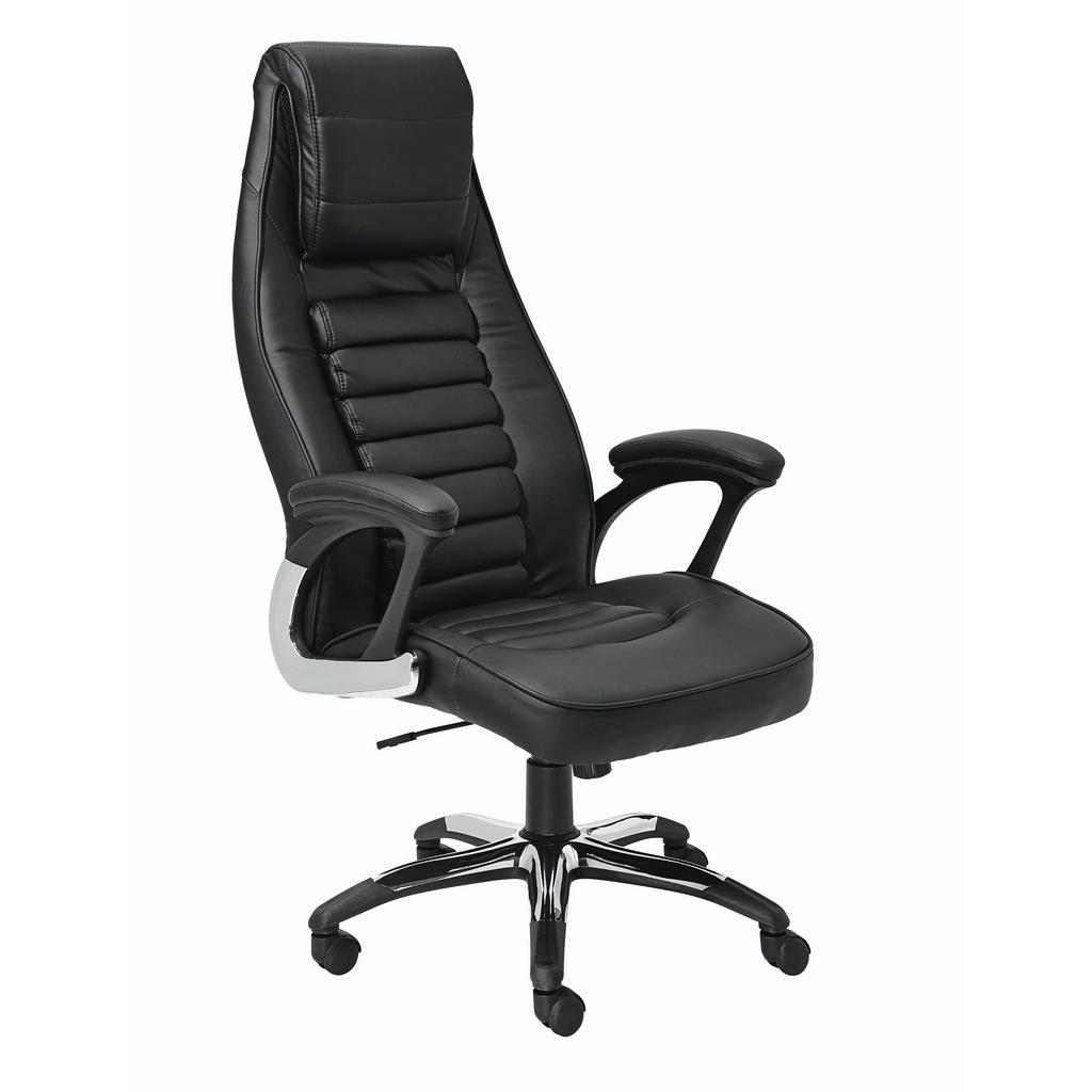 DIREKTORSKI STOL kovina, umetna masa, tekstil črna