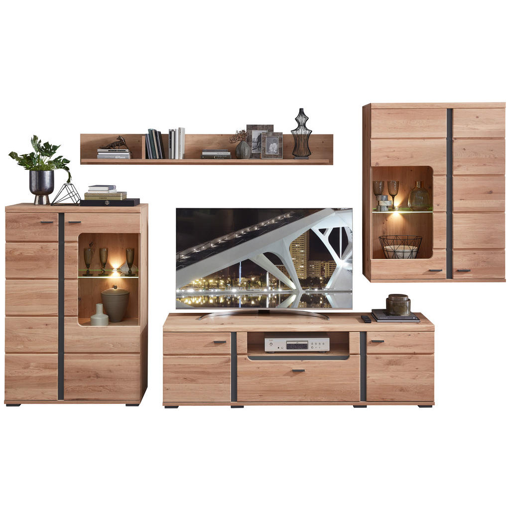 DNEVNI REGAL, barve hrasta, barve jesena