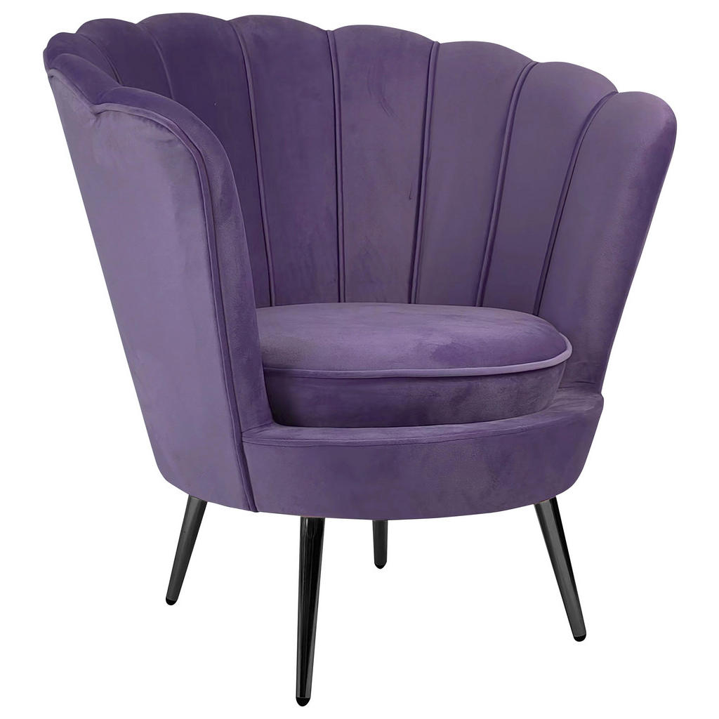 FOTELJ, lila tekstil