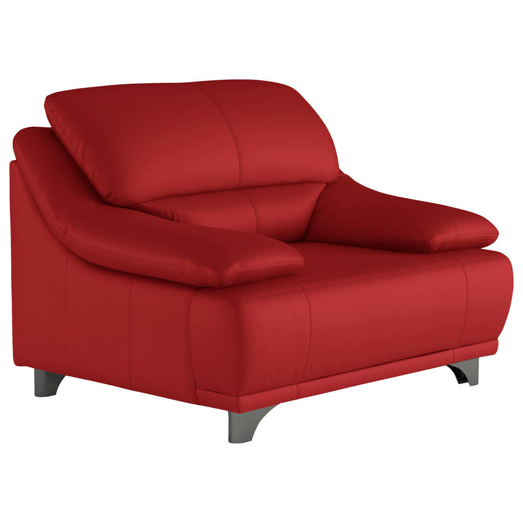 FOTELJ, rdeča usnje