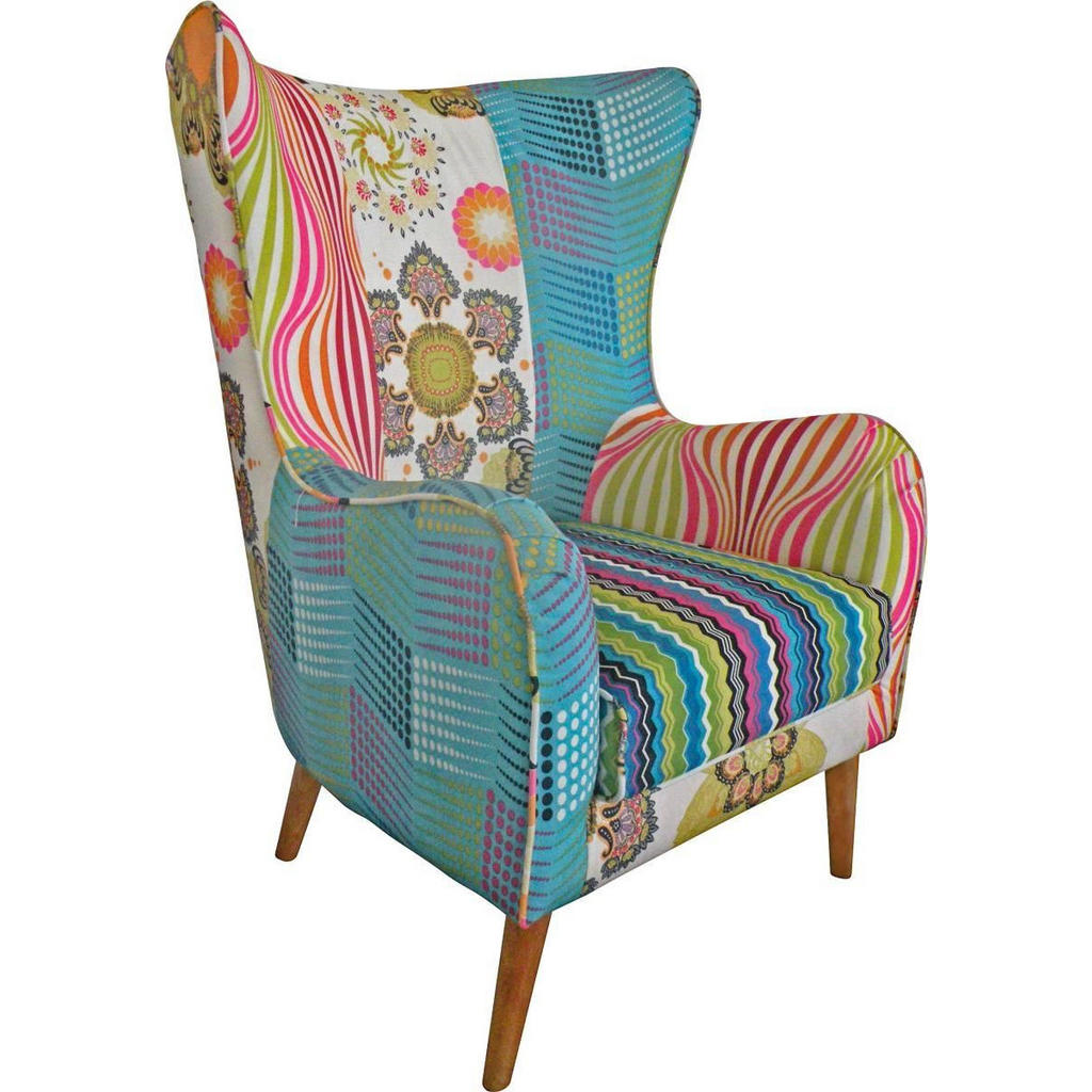 FOTELJ, večbarvno les, umetna masa, tekstil