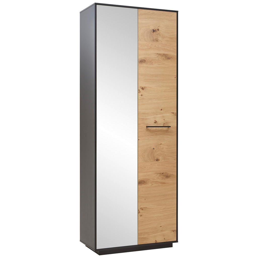 GARDEROBNA OMARA furnirano antracit, barve hrasta