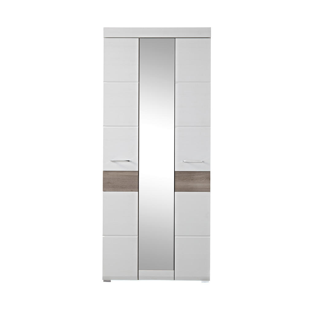 GARDEROBNA OMARA barve srebrnega hrasta