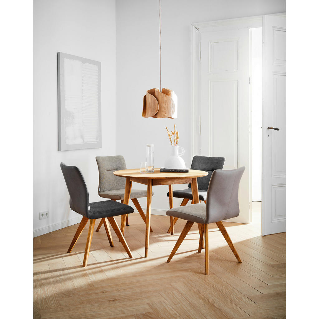 Alternative view of JEDILNA MIZA, masivno divji hrast barve hrasta