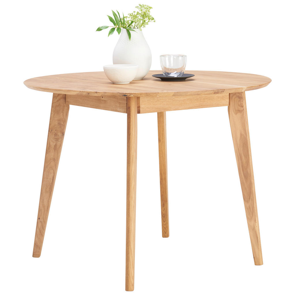 JEDILNA MIZA, masivno divji hrast barve hrasta