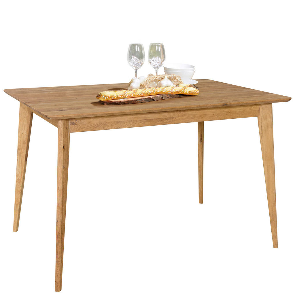 JEDILNA MIZA, masivno divji hrast barve hrasta