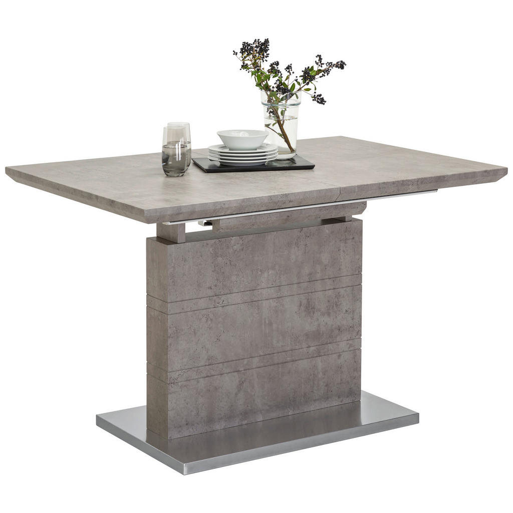 JEDILNA MIZA, siva, barve nerjavečega jekla