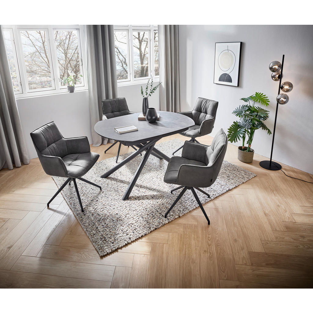 Alternative view of JEDILNA MIZA, antracit, črna