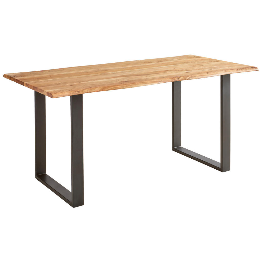 JEDILNA MIZA, v celoti masivno akacija črna, barve akacije