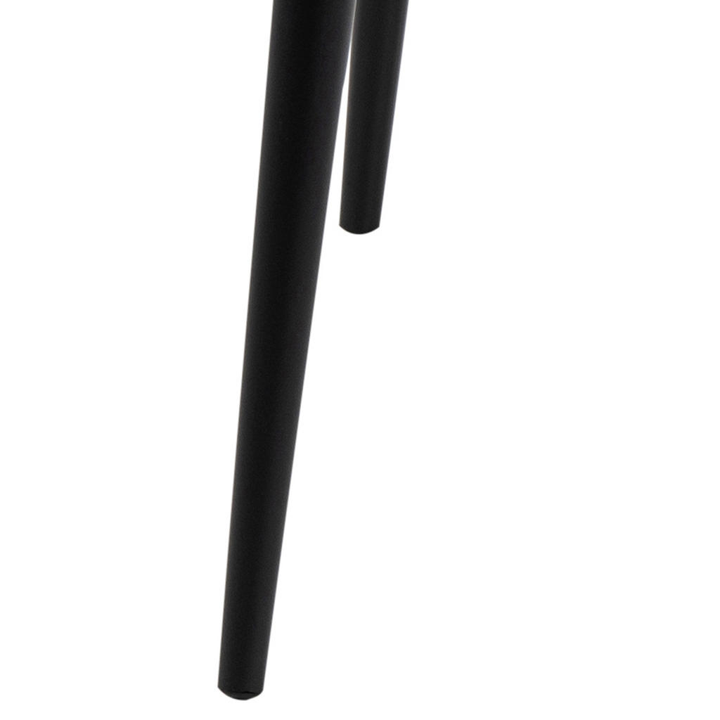 Alternative view of JEDILNA MIZA, črna, barve hrasta