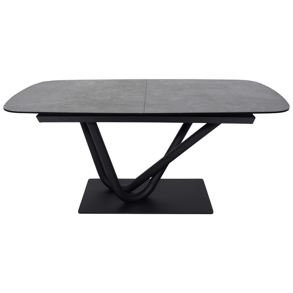 JEDILNA MIZA, črna, bela