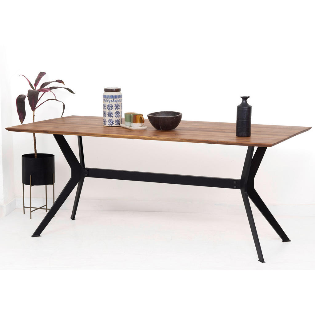 Alternative view of JEDILNA MIZA, trd les recikliran les, tikovina naravne barve