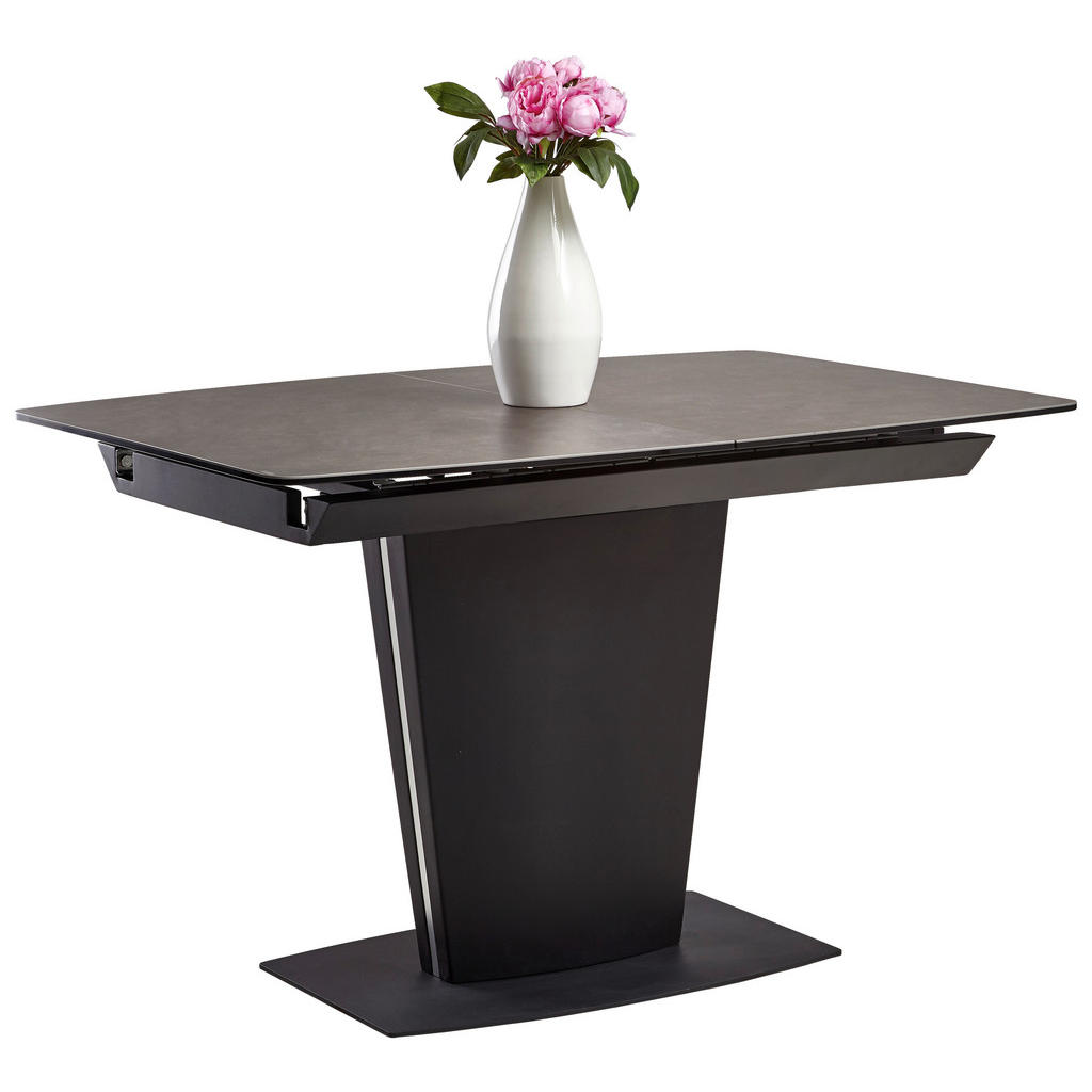 JEDILNA MIZA, siva, črna