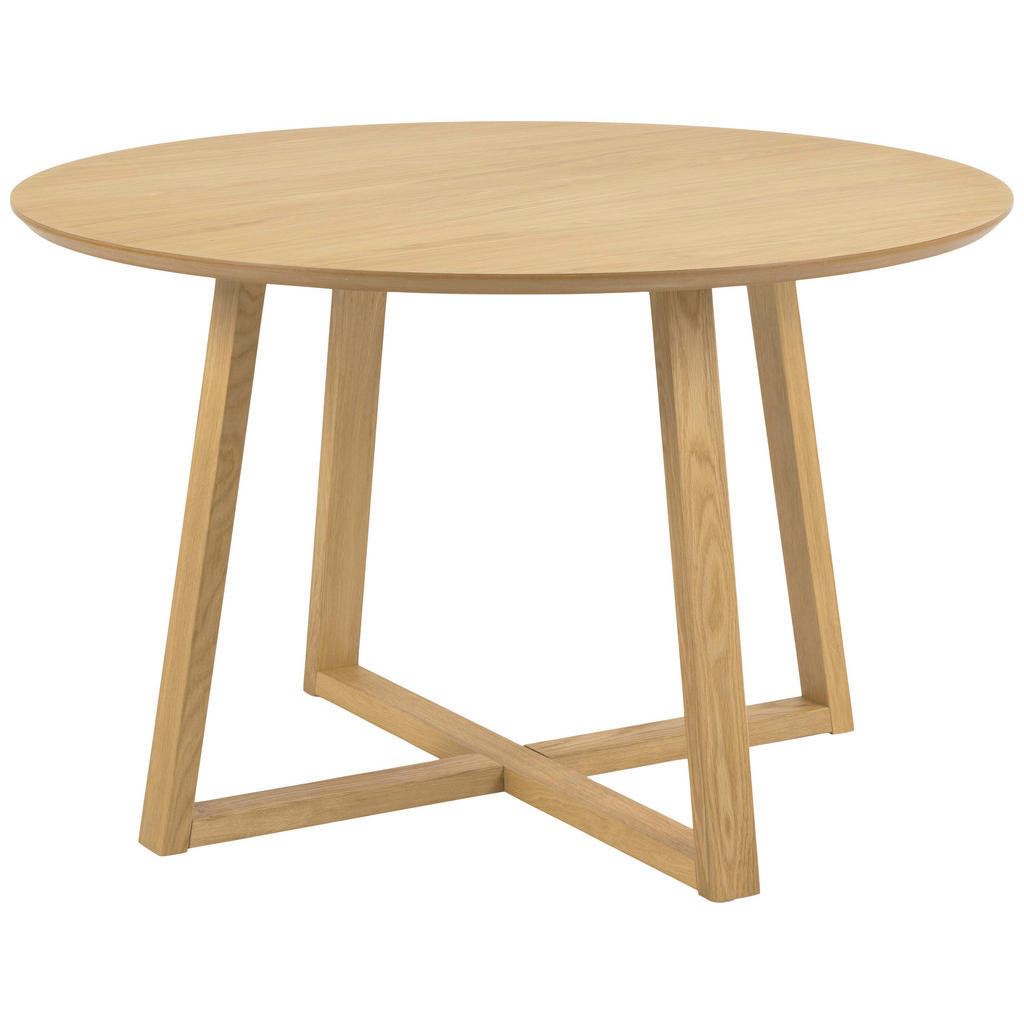 JEDILNA MIZA, furnirano hrast naravne barve