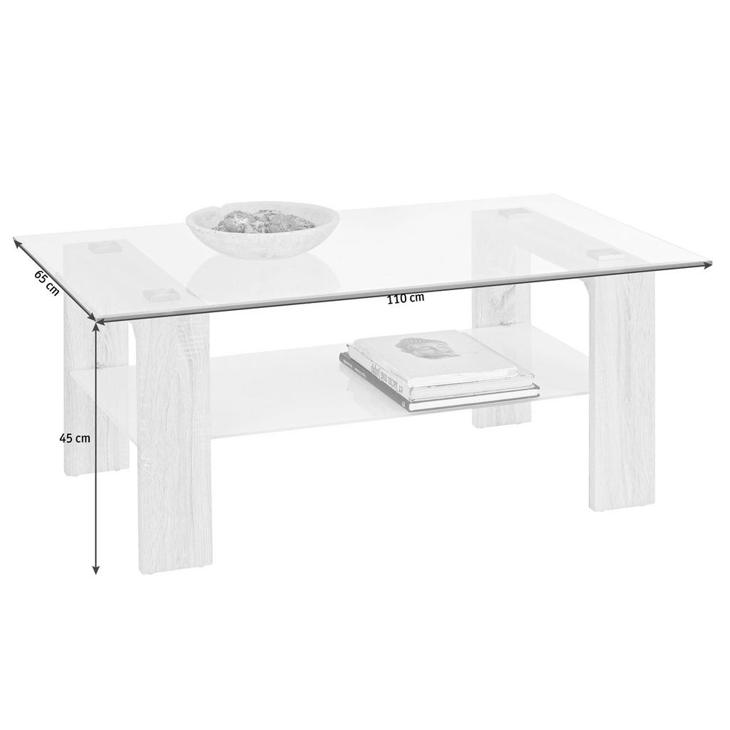 Alternative view of KLUBSKA MIZA, bela, hrast sonoma