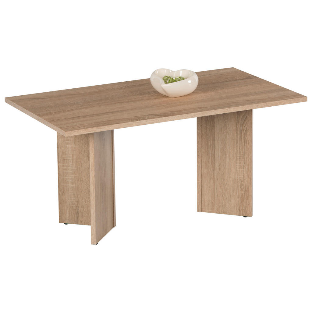 KLUBSKA MIZA, 86/44/58 cm hrast sonoma