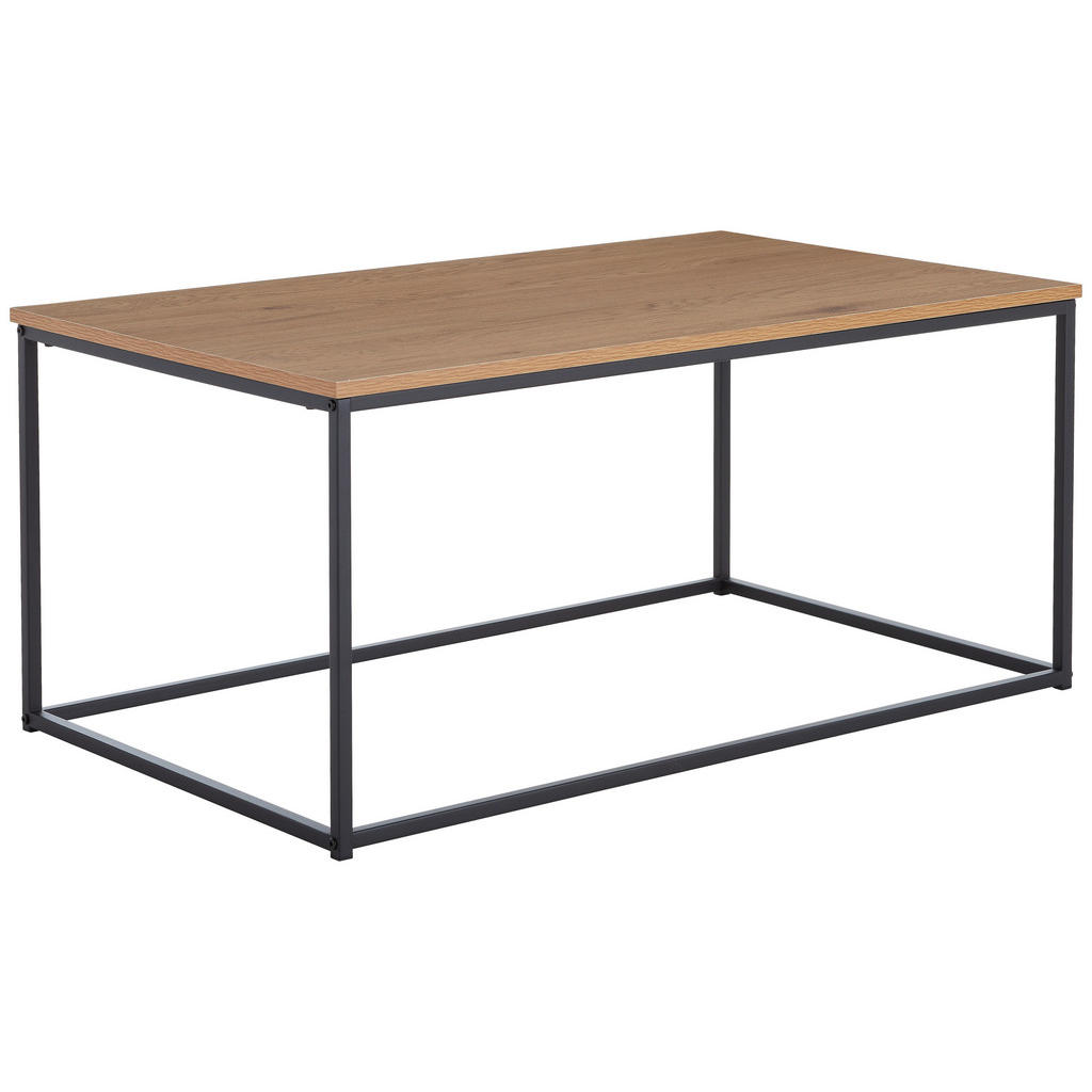 KLUBSKA MIZA, črna, barve hrasta