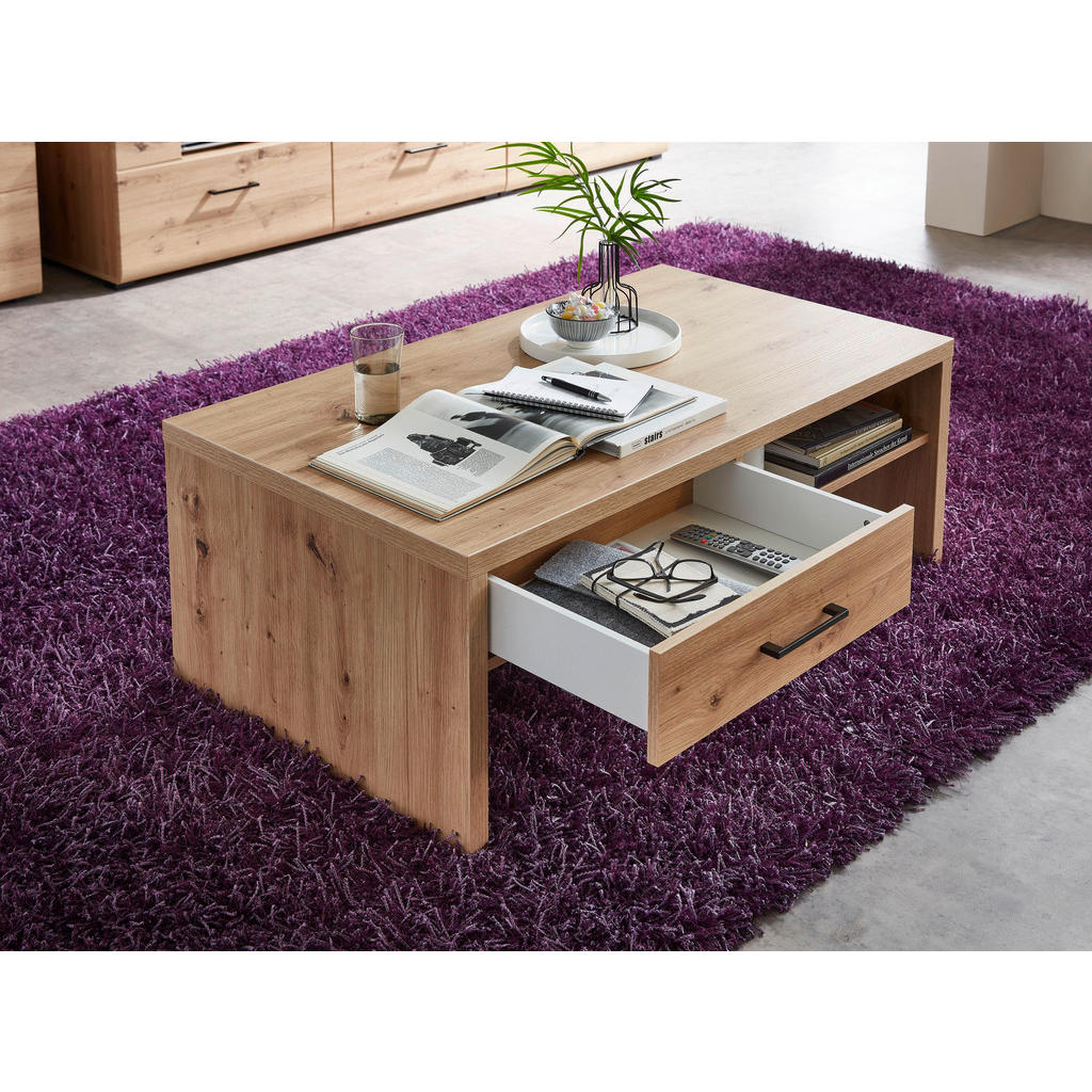 KLUBSKA MIZA, 110/40/65 cm barve hrasta