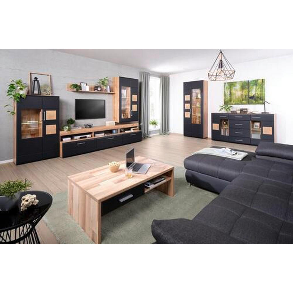 Alternative view of KLUBSKA MIZA, 110/40/64 cm črna, stari hrast