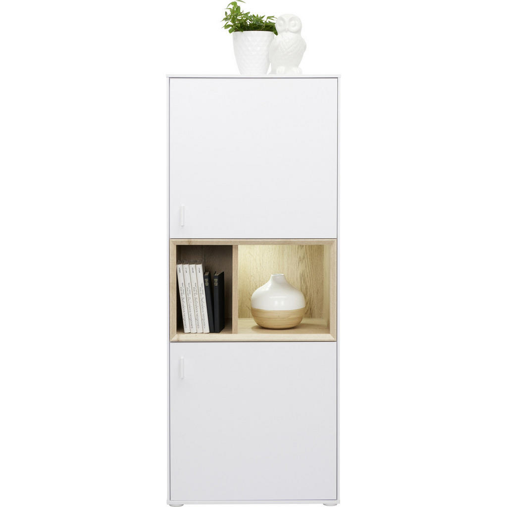 Alternative view of KOMODA, bela, barve hrasta