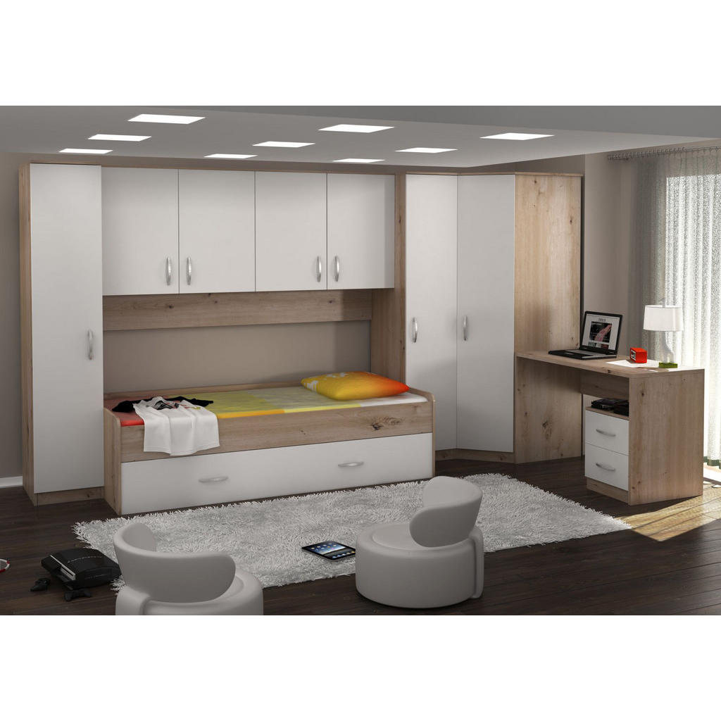 Alternative view of KOTNA OMARA, bela, barve hrasta