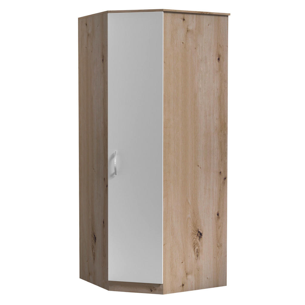 KOTNA OMARA, bela, barve hrasta