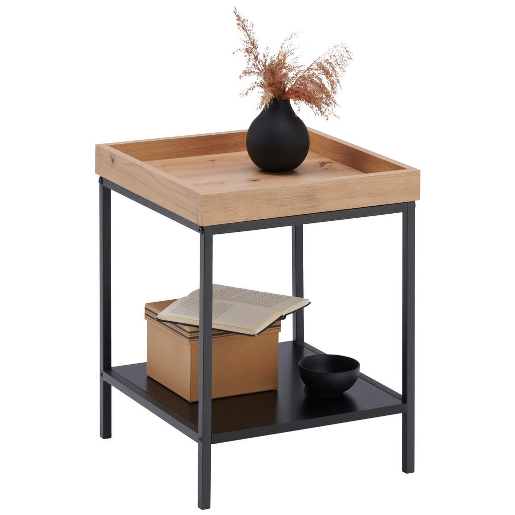 MIZICA, črna, barve hrasta