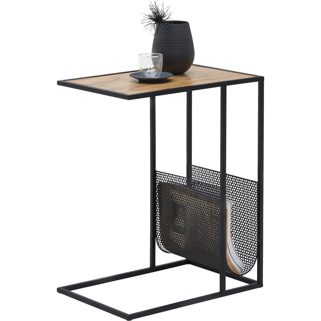 MIZICA, črna, barve hrasta