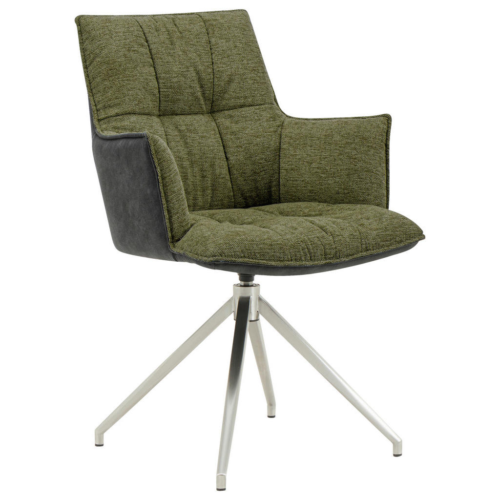 NASLANJAČ, kovina, tekstil antracit, zelena