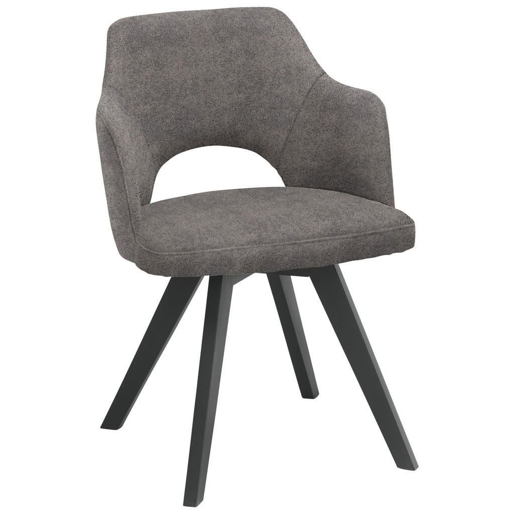 NASLANJAČ, les, tekstil rjava, črna