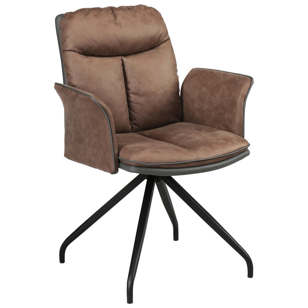 NASLANJAČ, kovina, tekstil rjava, siva