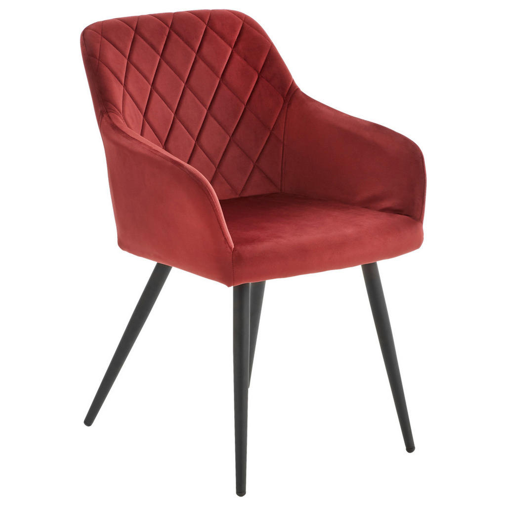 NASLANJAČ, les, kovina, tekstil črna, vinsko rdeča