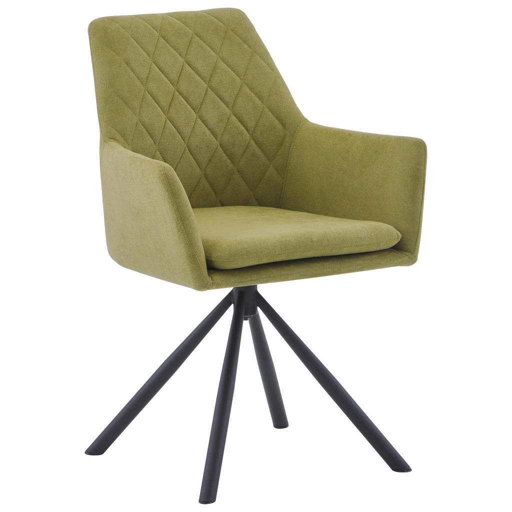 NASLANJAČ, kovina, tekstil zelena, črna