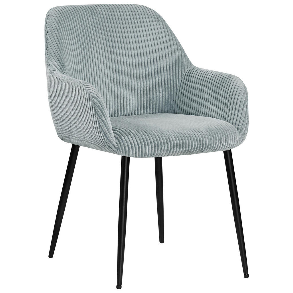 NASLANJAČ, kovina, tekstil svetlo modra, črna