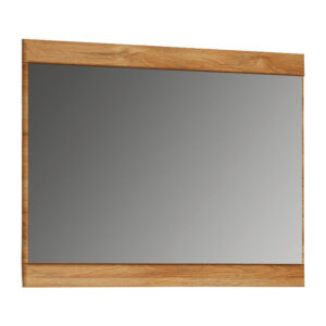 OGLEDALO, 92,8/72,7/3,6 cm steklo, leseni material