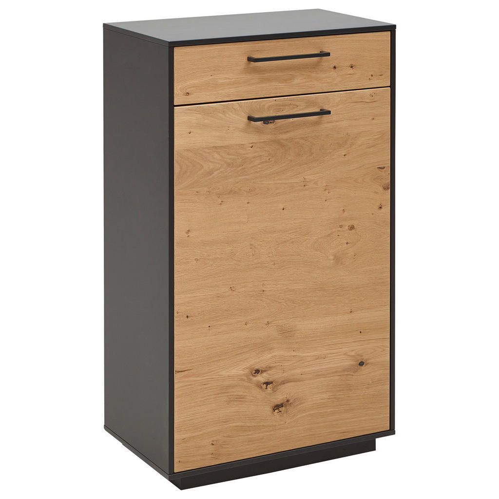 OMARA ZA ČEVLJE furnirano antracit, barve hrasta