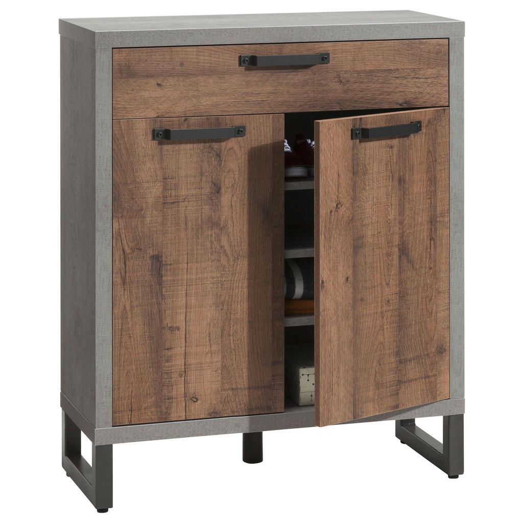 OMARA ZA ČEVLJE siva, barve hrasta, temno siva