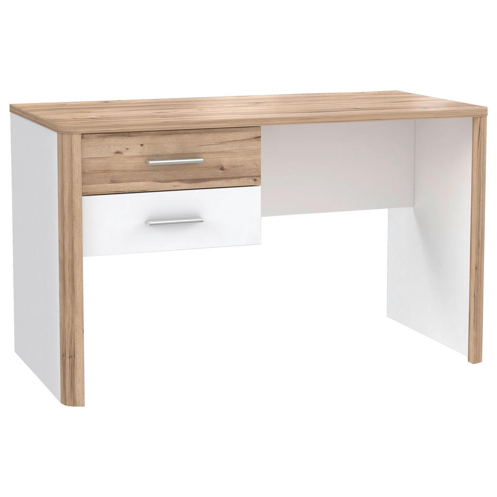 PISALNA MIZA leseni material bela, barve hrasta