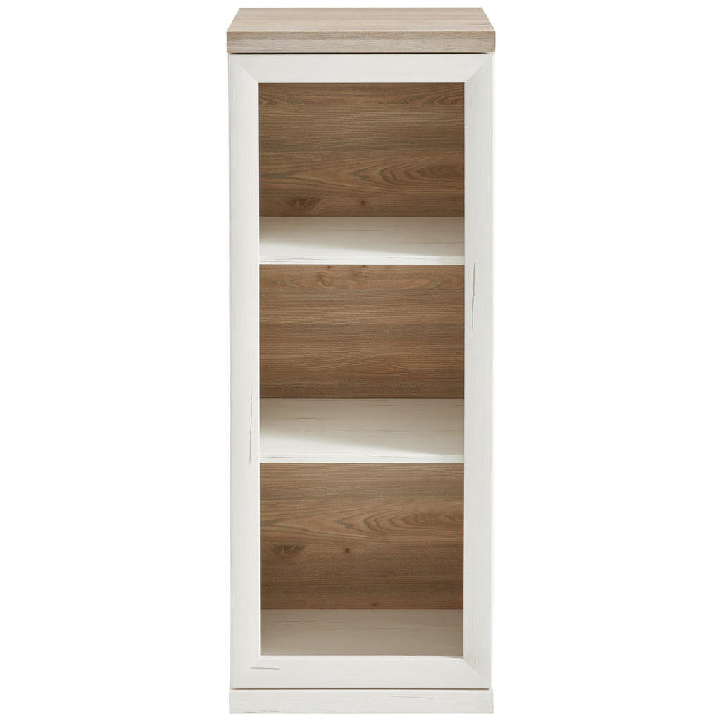 Alternative view of PISARNIŠKI REGAL 50,6/131,6/43 cm siva, bela