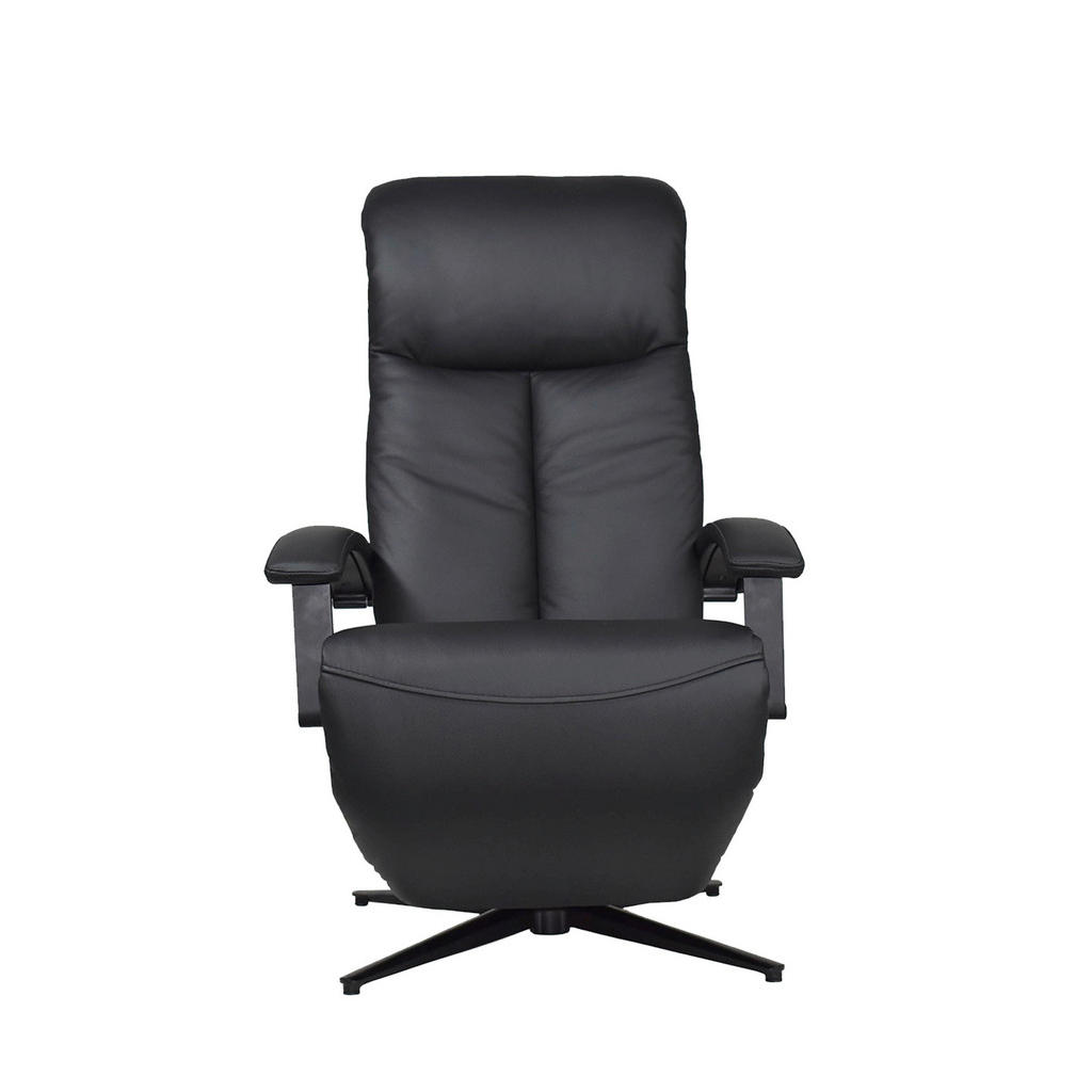 POČIVALNIK, črna, barve aluminija kovina, tekstil, usnje