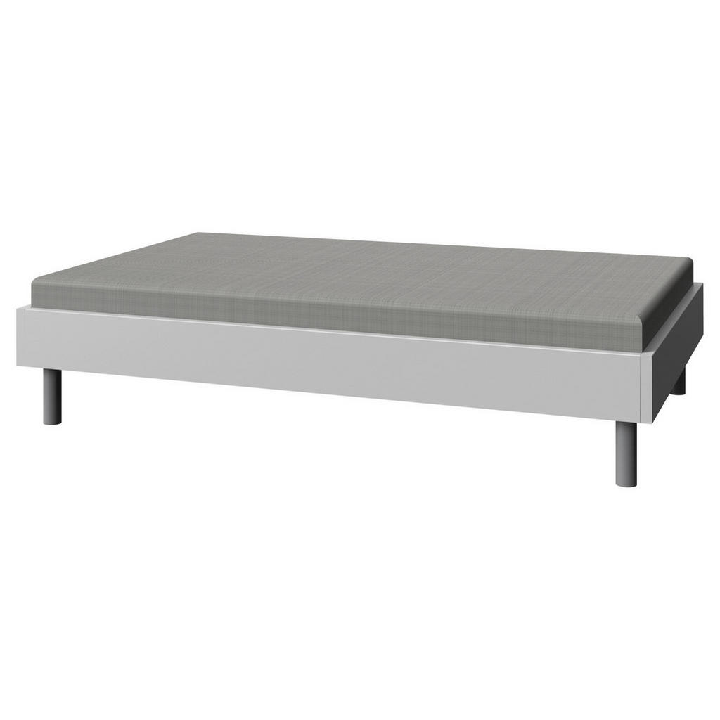 Alternative view of POSTELJA 120 cm  x 200 cm , leseni material bela
