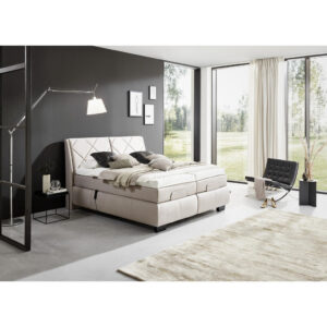 Alternative view of POSTELJA BOXSPRING 180 cm  x 200 cm , tekstil bež