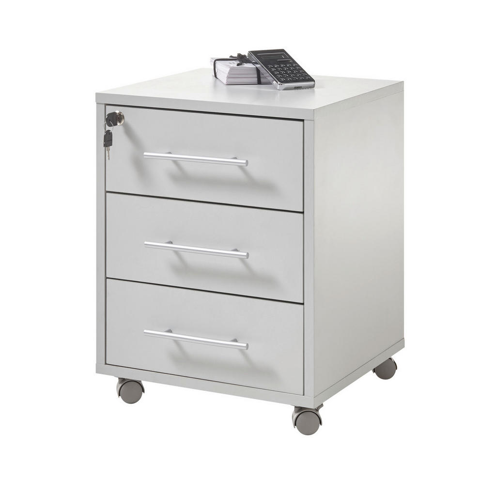 PREDALNIK NA KOLESCIH svetlo siva