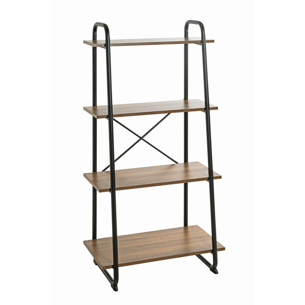 REGAL 60/128/36 cm črna, barve hrasta