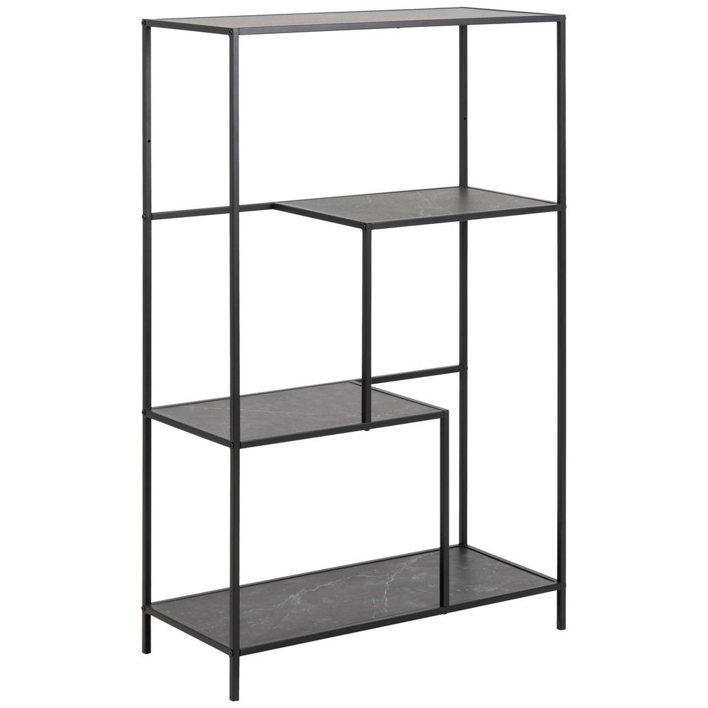 REGAL 72/114/32 cm črna